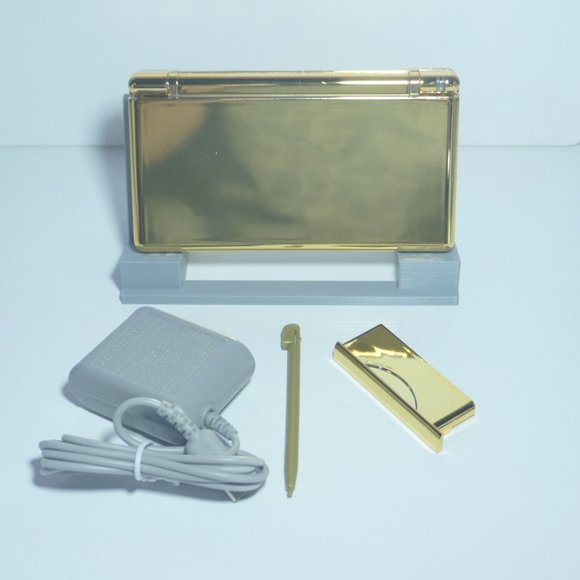 Nintendo Other - Nintendo DS Lite Shiny Glossy Metallic 24K Gold Handheld Game System w/ Charger